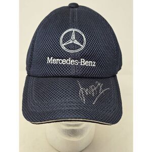 VINTAGE MERCEDES BENZ RACING SAN JOSE 2005 CHAMP CAR MESH HAT CAP BLUE SIGNED